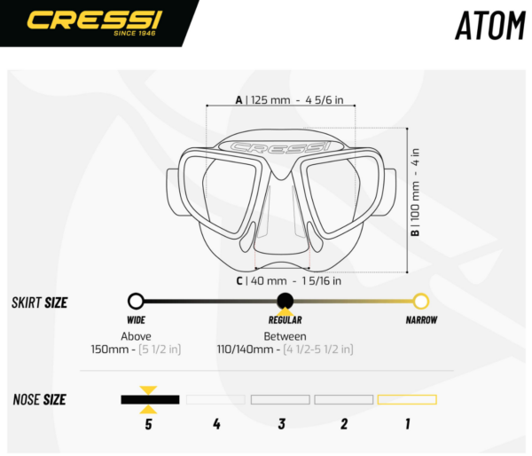 Máscara Cressi Atom - Image 5