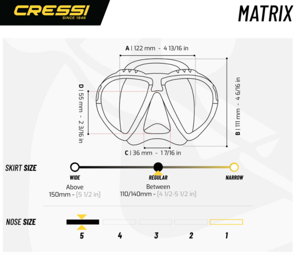 Máscara Cressi Matrix - Image 5