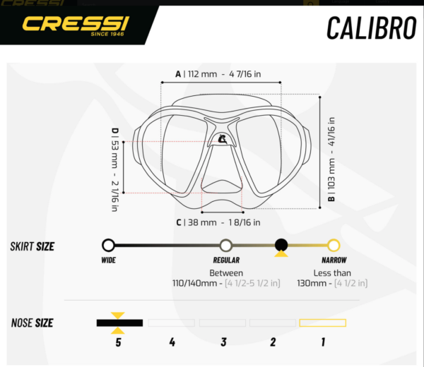 Máscara Cressi Calibro - Image 7