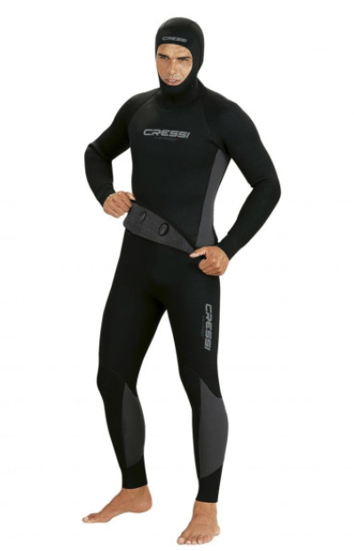 Fato de mergulho semi-seco Cressi Fisterra LC 8mm Homem