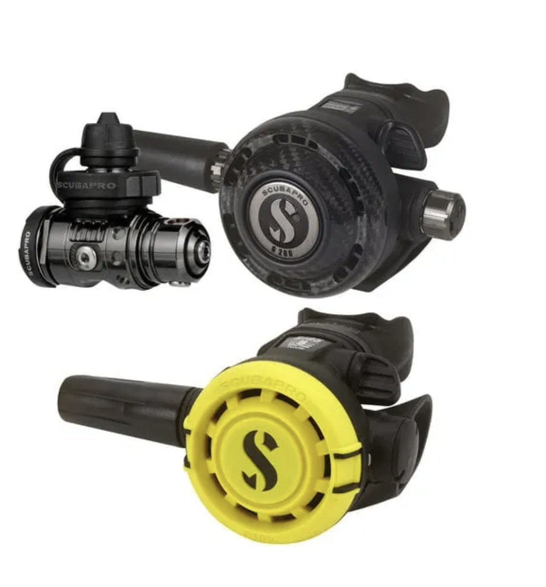 Regulador Kit Completo Scubapro MK19 Evo BT Black Tech G260CB R105 DIN